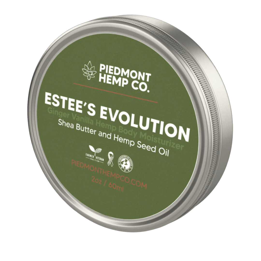 Estee Evolution (Non-CBD) Hemp Body Moisturizer with Ginger Vanilla 4oz